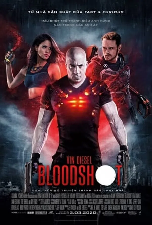 Poster phim Siêu Anh Hùng Bloodshot trên PhimMoi